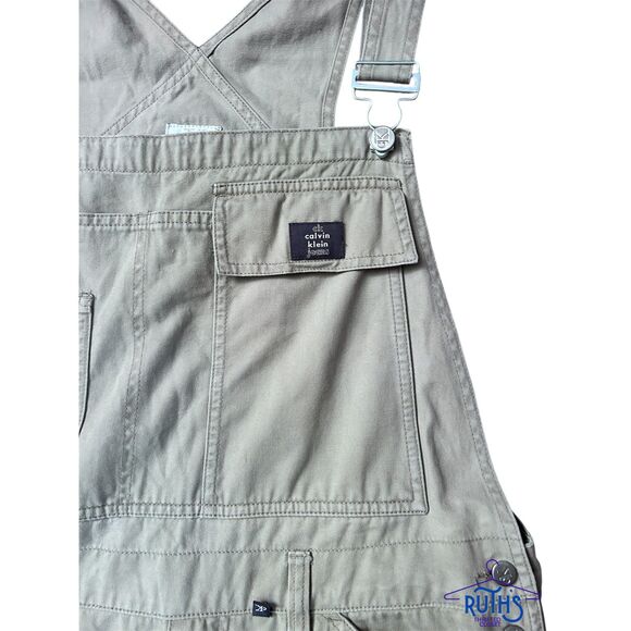 Vintage 90s/Y2K Calvin Klein Overalls Baggy Cargo Wide Leg - Picture 5 of 8